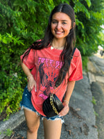 Orange Free Bird Tee