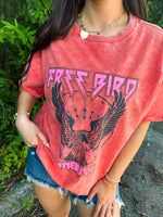 Orange Free Bird Tee