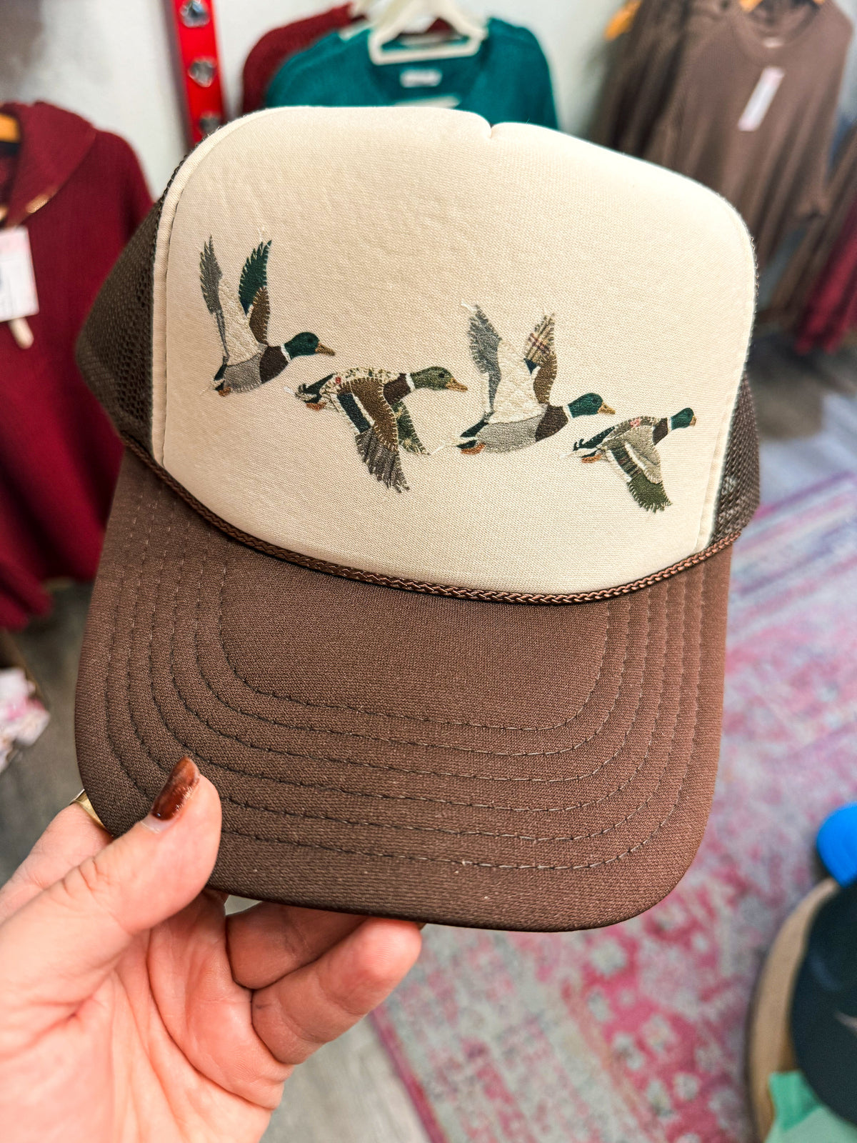 Brown Duck Cap