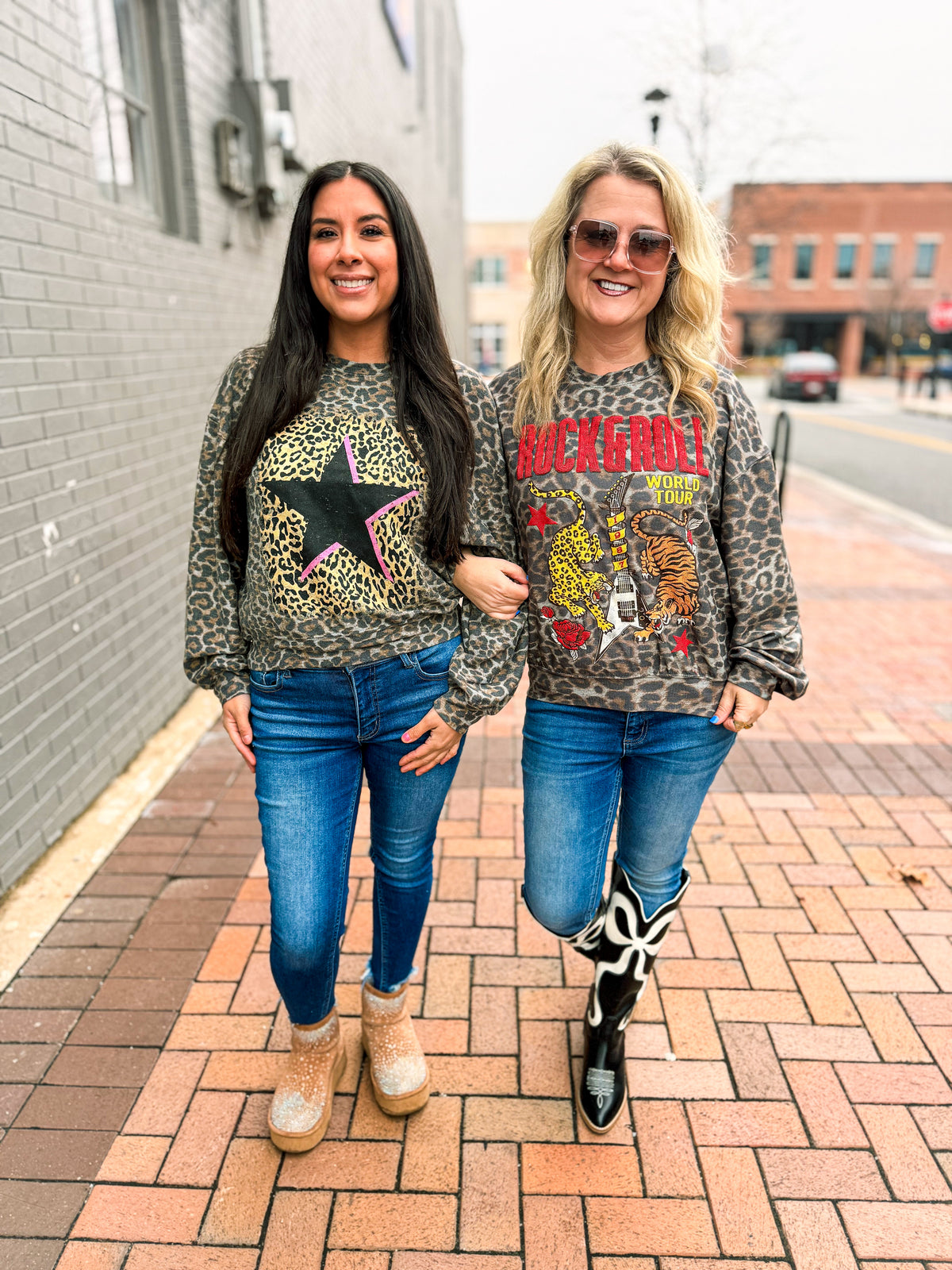 Leopard Rock N Roll Top-Zutter