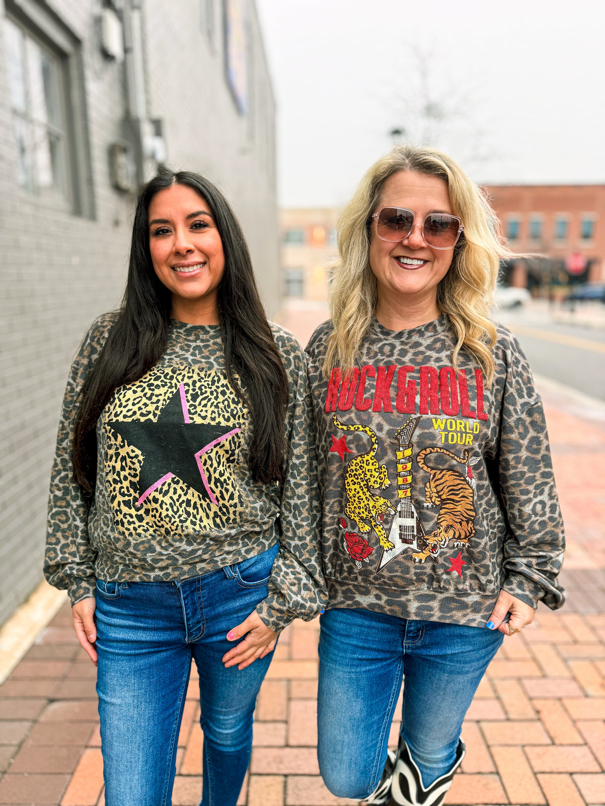 Leopard Rock N Roll Top-Zutter