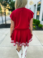 Gameday Cheer Skirt-Red