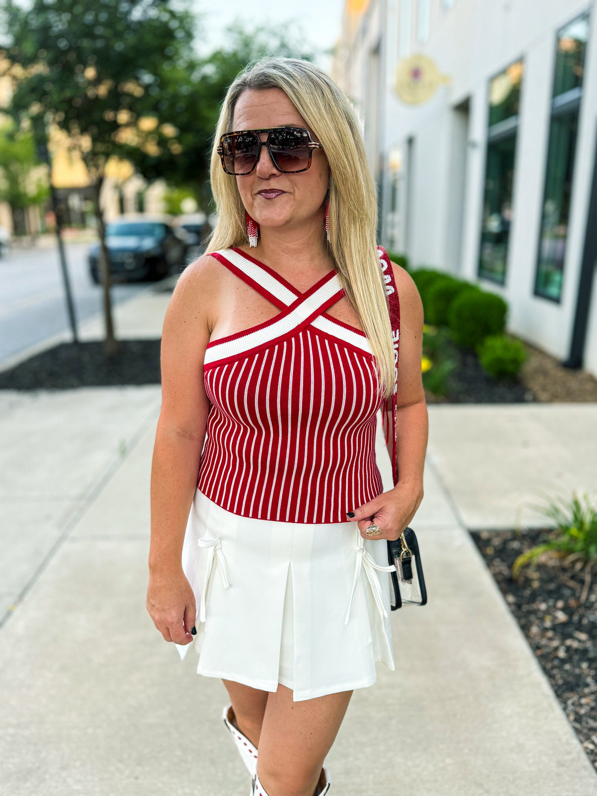 Halter Sweater Top-Day & Moon