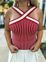 Halter Sweater Top-Day & Moon
