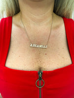 Arkansas Varsity Outline Necklace