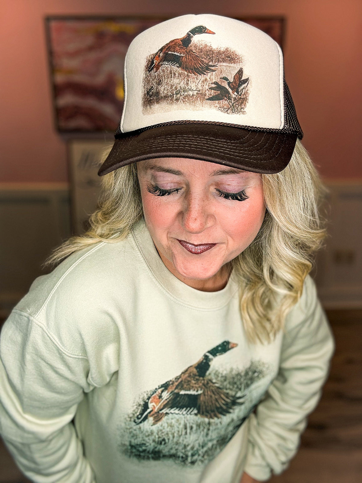Brown Duck Cap
