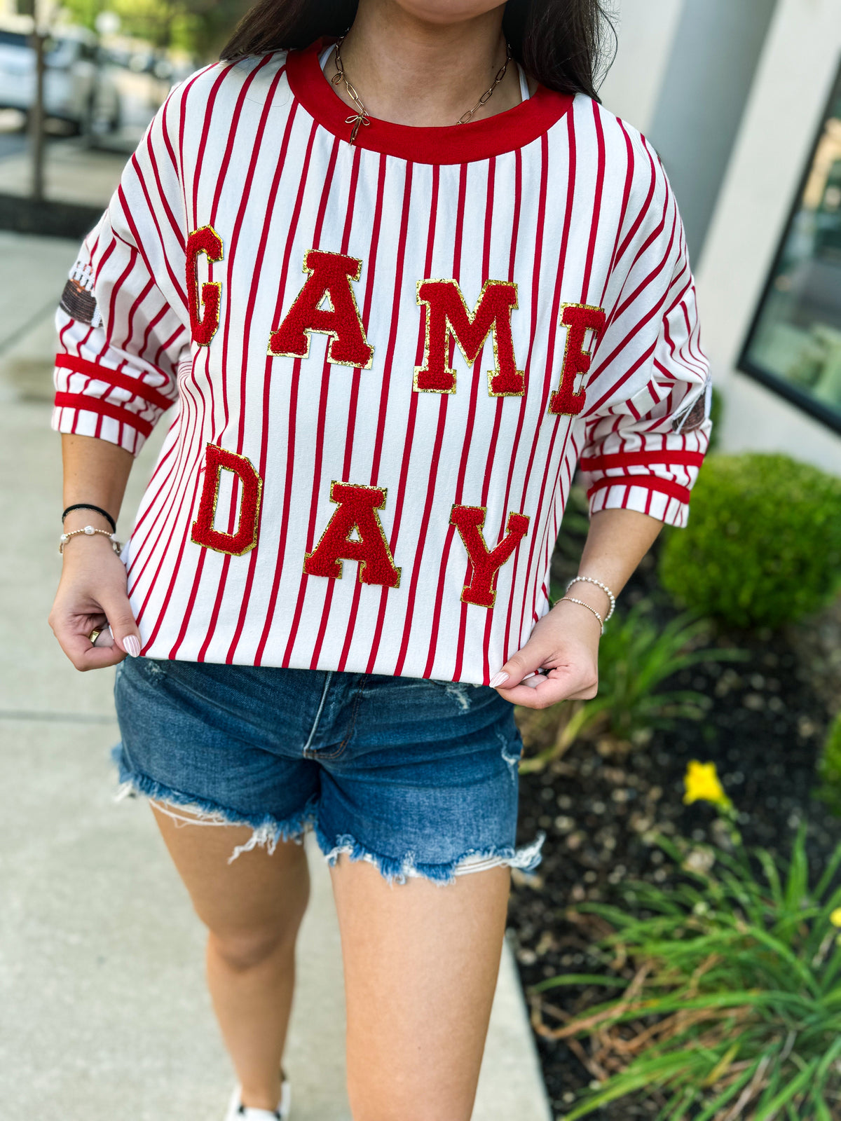 Gameday Striped Top