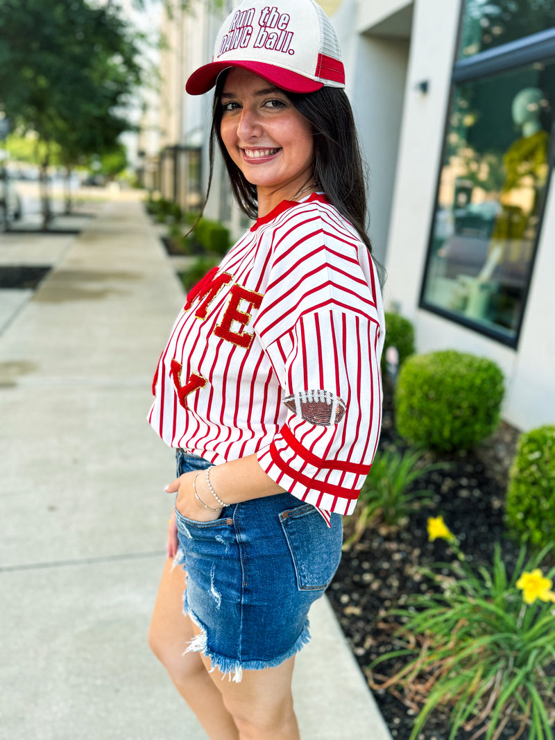 Gameday Striped Top
