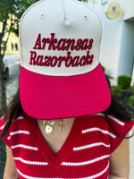 Arkansas Razorback Embroidered Cap
