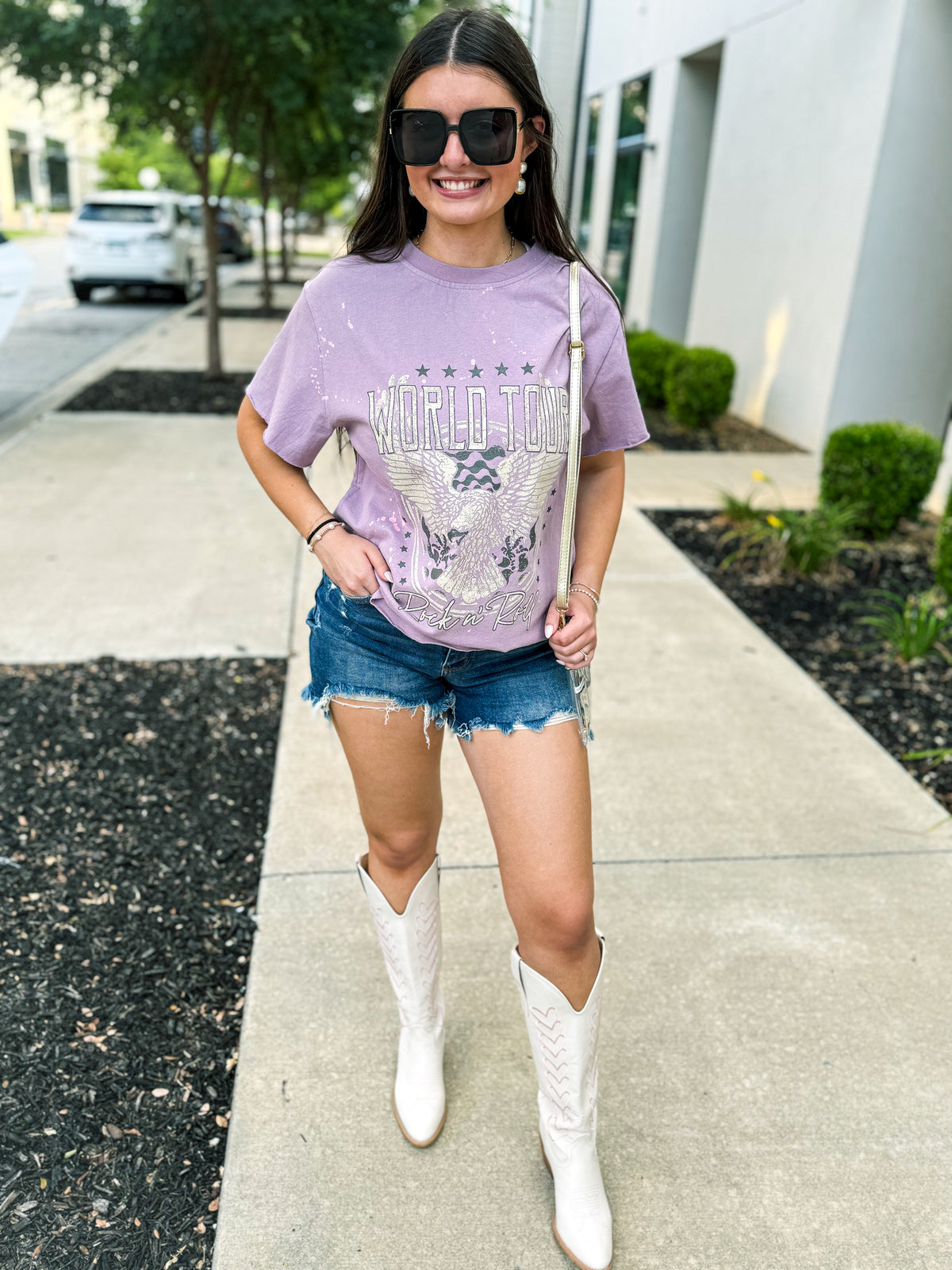 Purple Eagle Tee