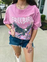 Free Bird Roses Tee