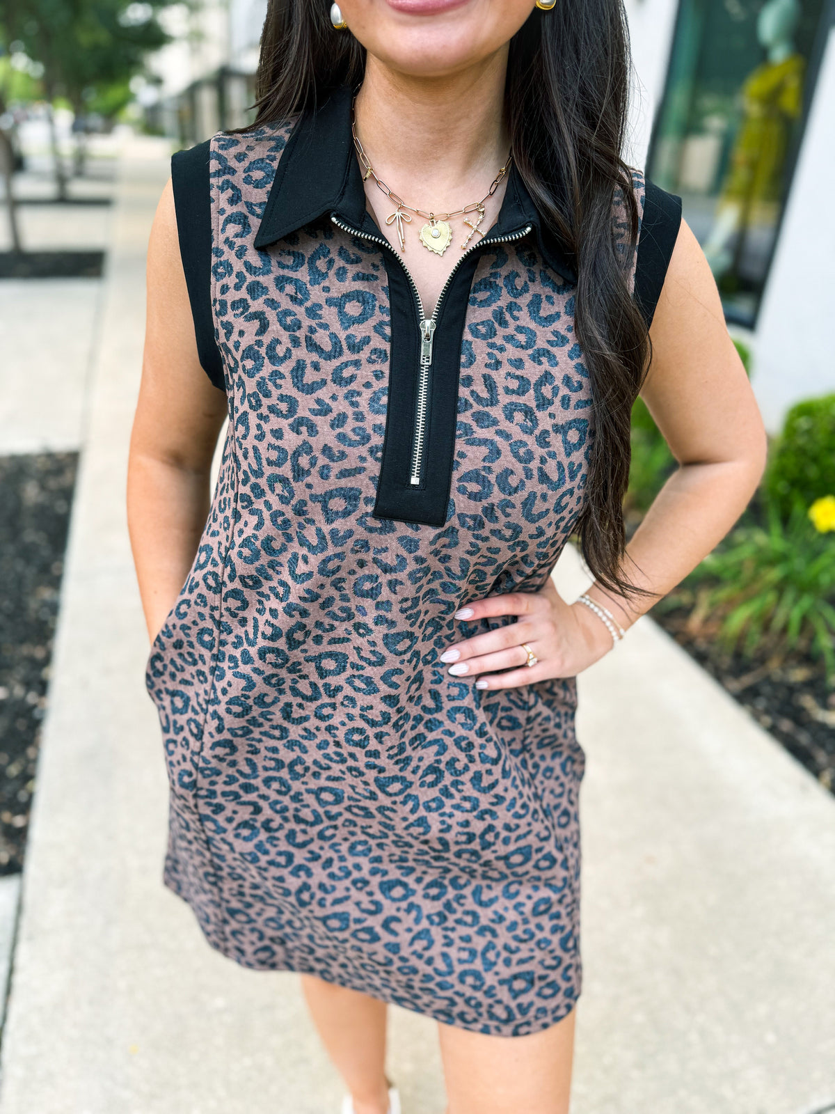 Leopard Pocket Dress