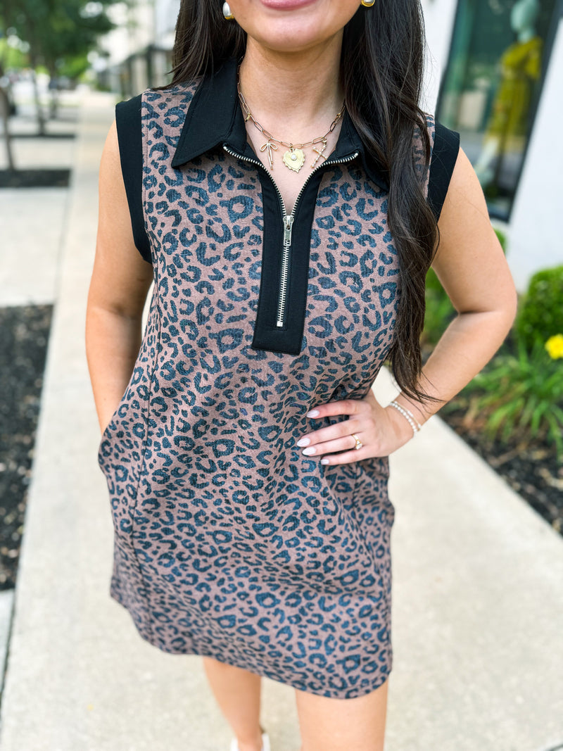 Leopard Pocket Dress