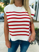 White Zenana Sweater Vest