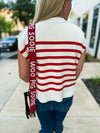 White Zenana Sweater Vest