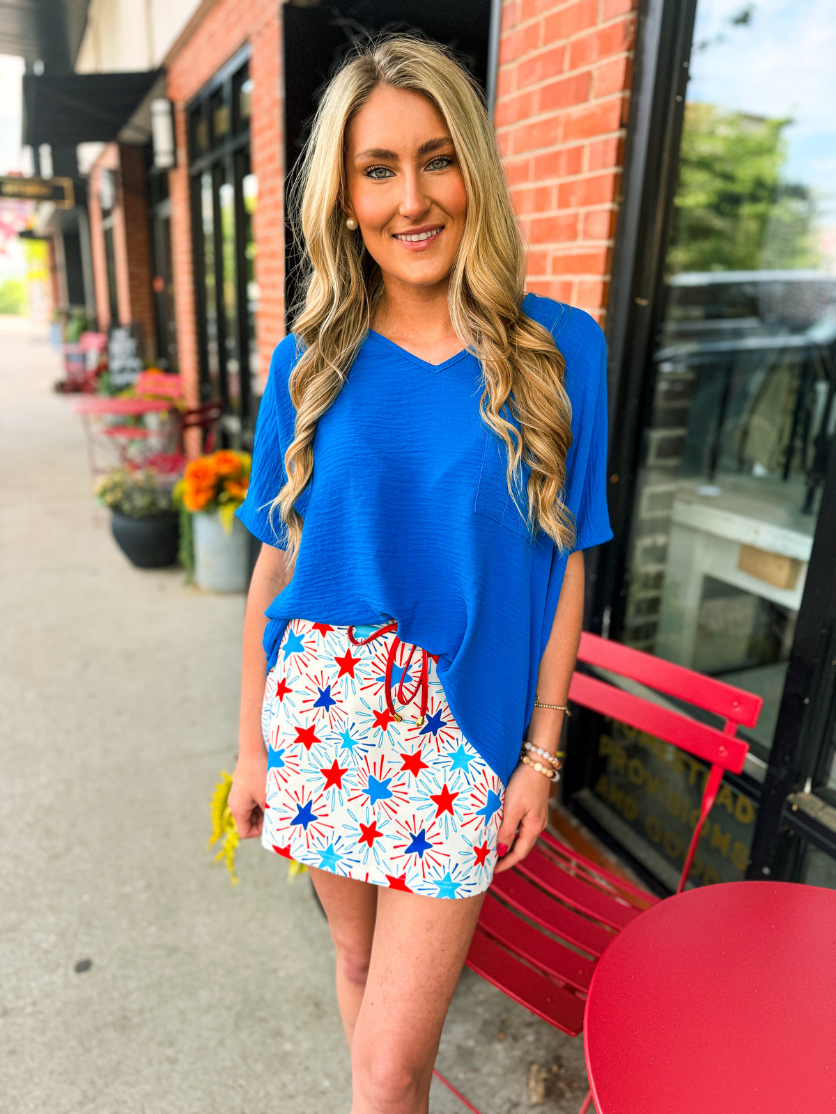 Ocean Blue Zenana Top