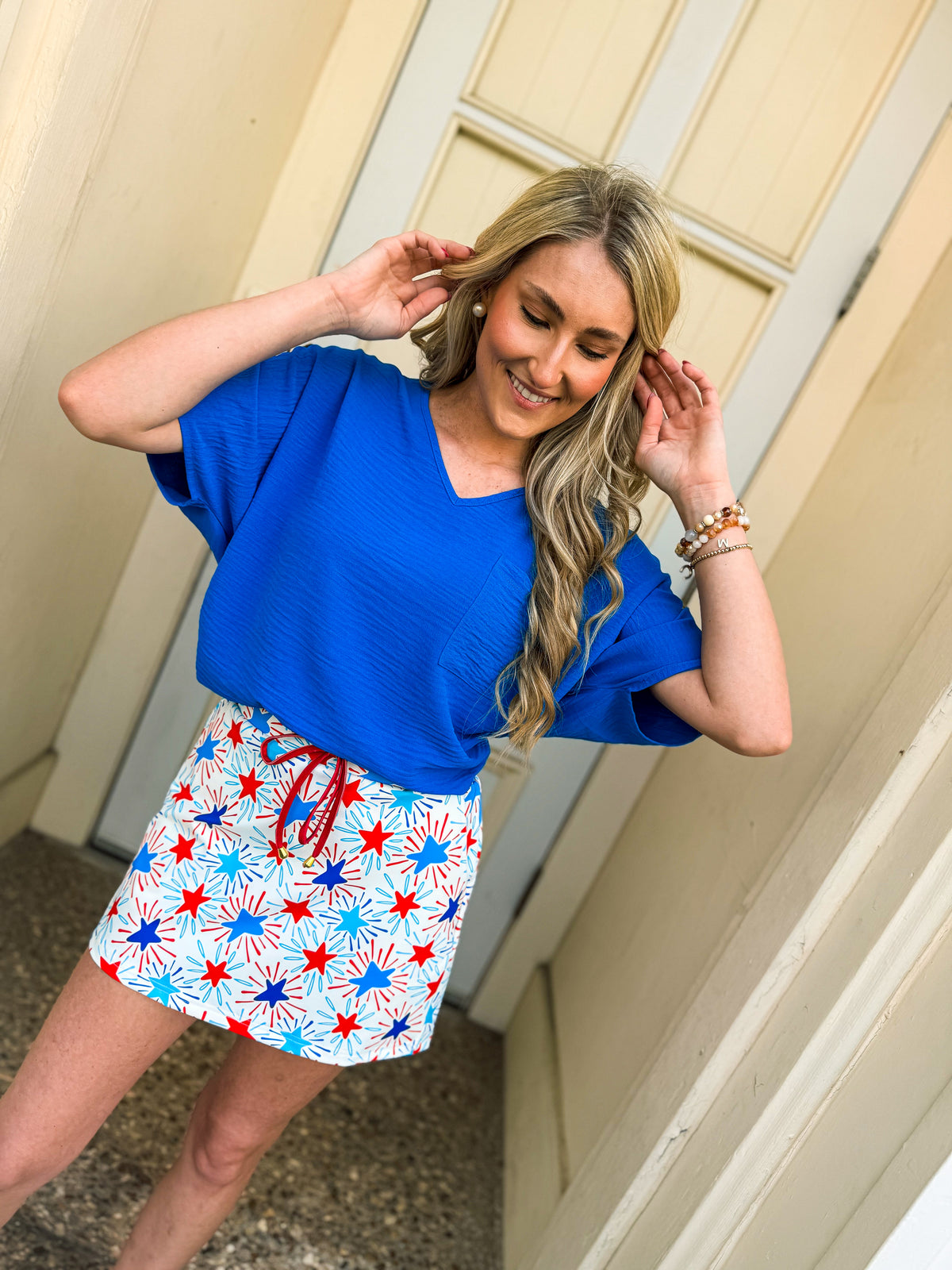 Ocean Blue Zenana Top