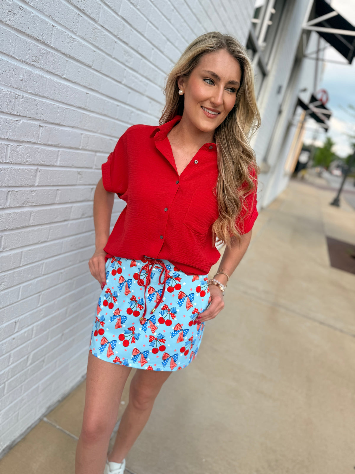 All American Cherry Skort