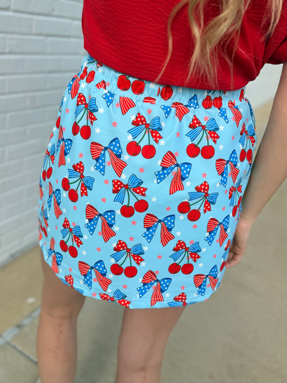 All American Cherry Skort