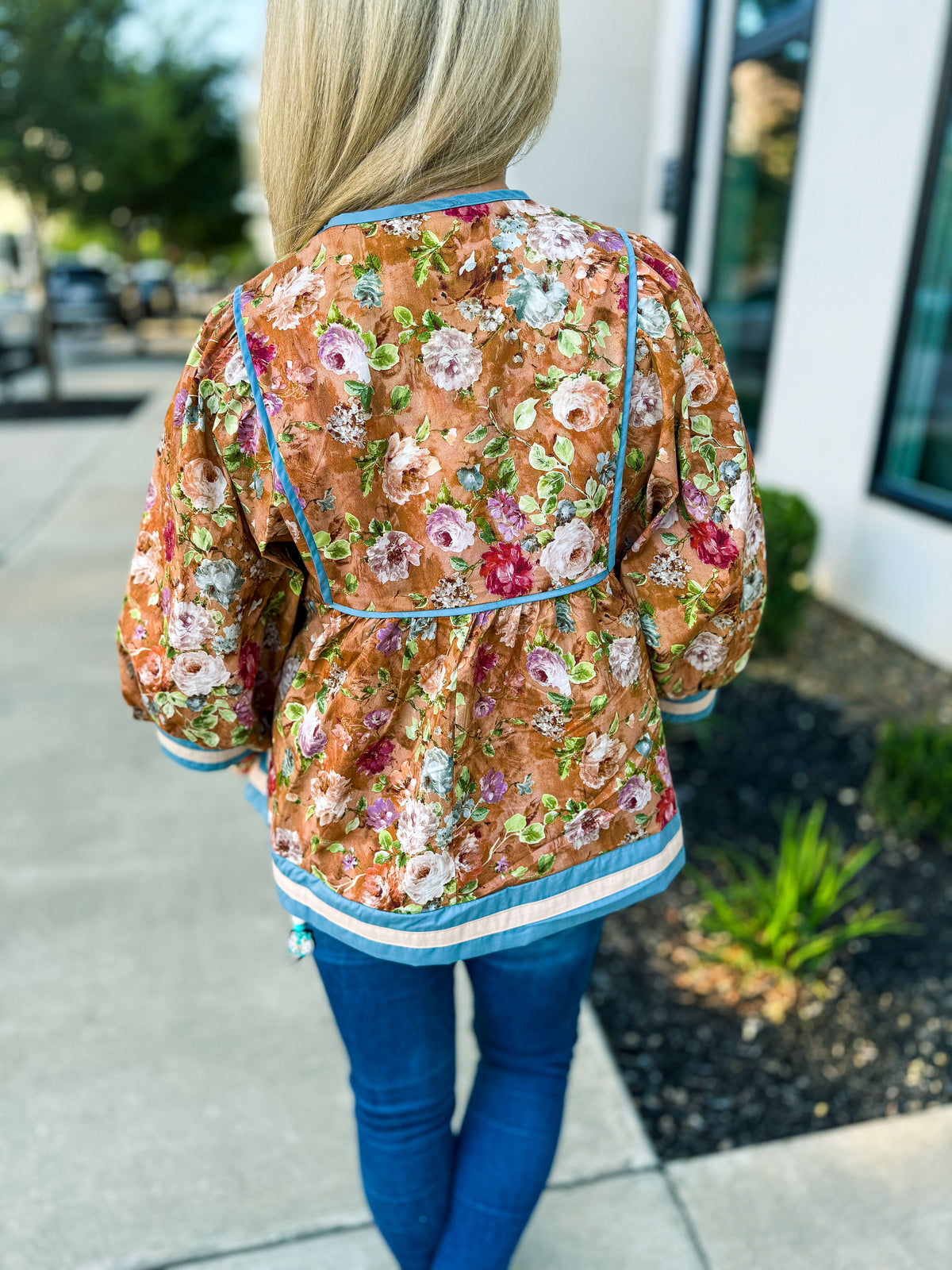Vintage Floral Blouse
