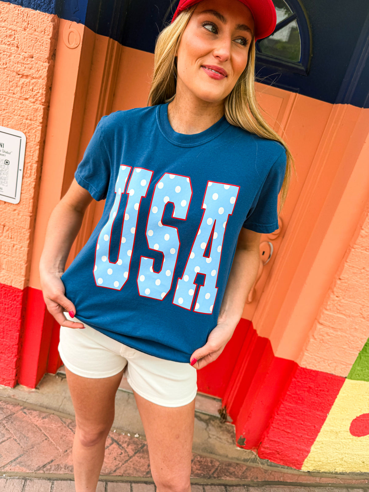 Polka Dot USA Tee