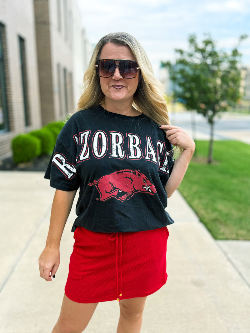 Red Skort-Jess Lea