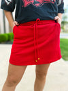 Red Skort-Jess Lea