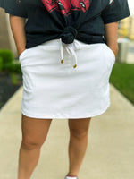 White Skort-Jess Lea