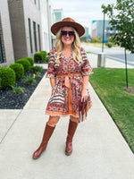 Carmel Autumn Floral Dress