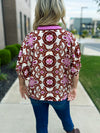 Brown & Pink Entro Top