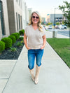 Ribbed Mocha Sweater-She & Sky