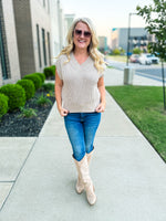 Ribbed Mocha Sweater-She & Sky