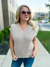 Ribbed Mocha Sweater-She & Sky