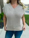 Ribbed Mocha Sweater-She & Sky