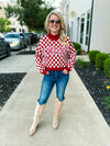 Razorbacks Checkered Sweater