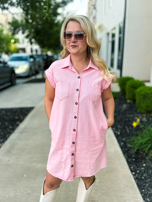 Pink Pocket Dress