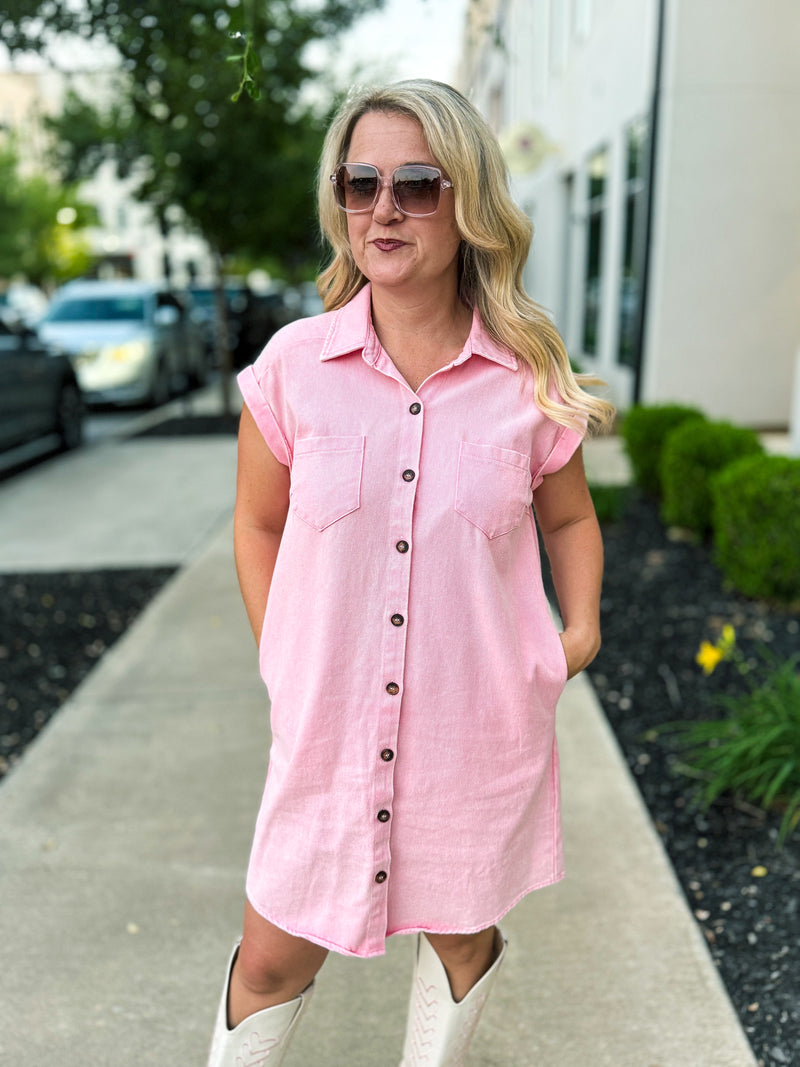 Pink Pocket Dress