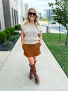 Camel Skort-Jess Lea