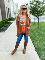 Deep Camel Zenana Cardigan