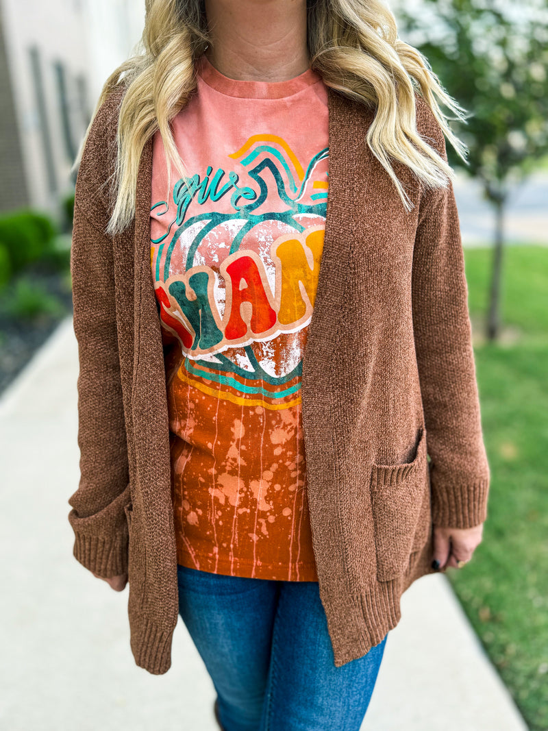 Deep Camel Zenana Cardigan