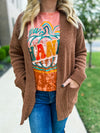 Deep Camel Zenana Cardigan