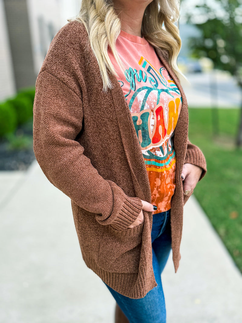 Deep Camel Zenana Cardigan