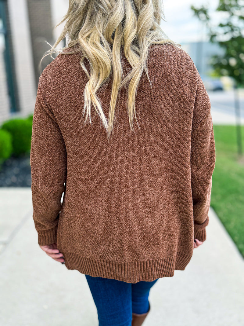 Deep Camel Zenana Cardigan