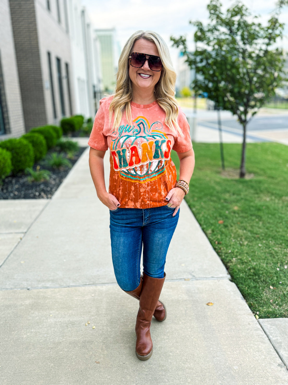 Give Thanks Pumpkin Tee