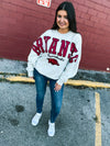 Arkansas Embroidered Pullover