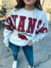 Arkansas Embroidered Pullover