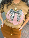 Creme Leopard Pumpkin Tee