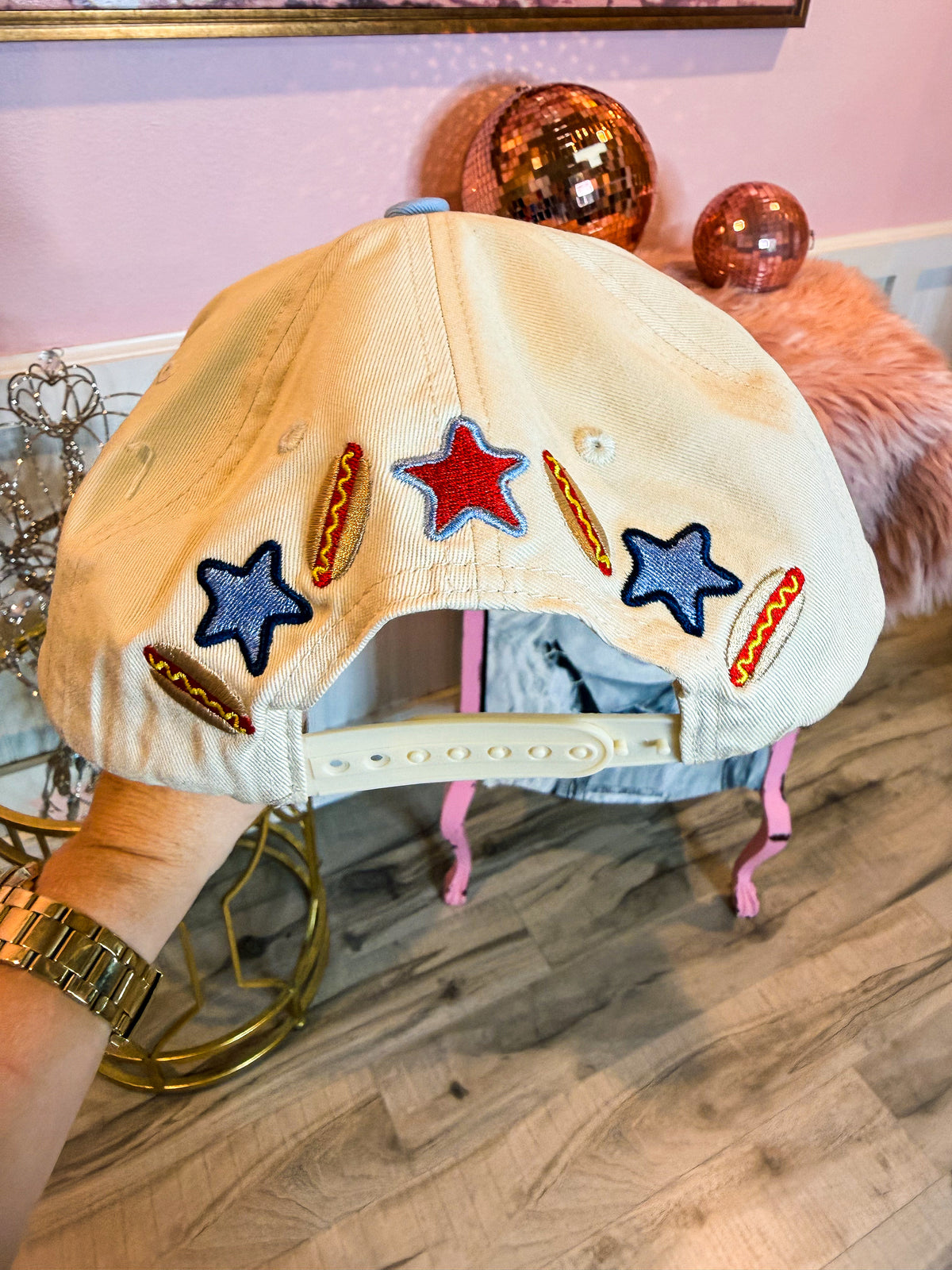Hot Dog 4th of July Cap