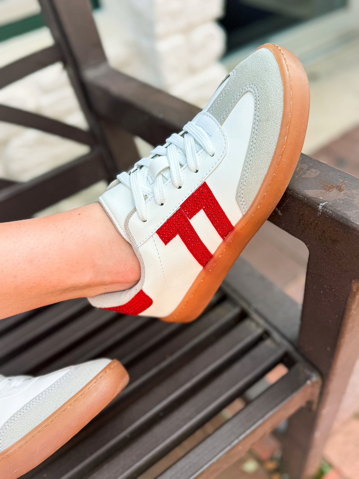 Red & White Sneakers
