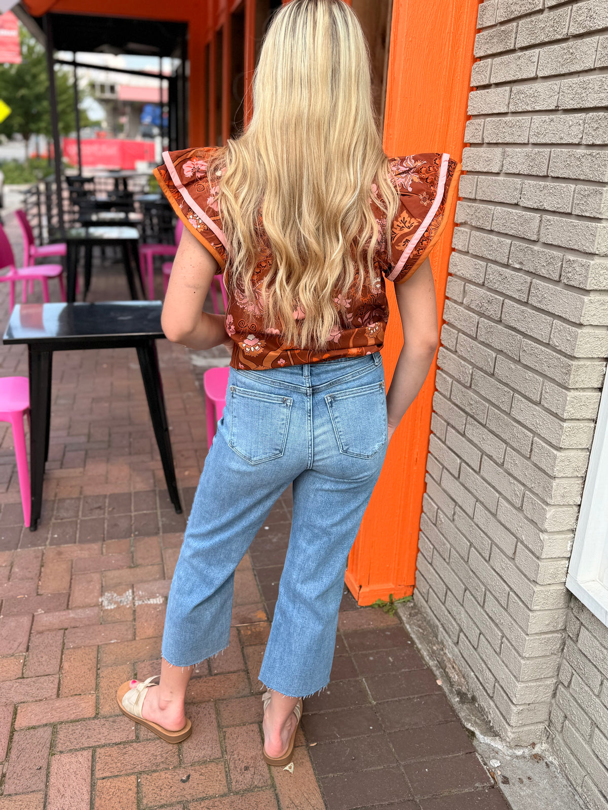 Judy Blue Crop Wide Leg Jeans